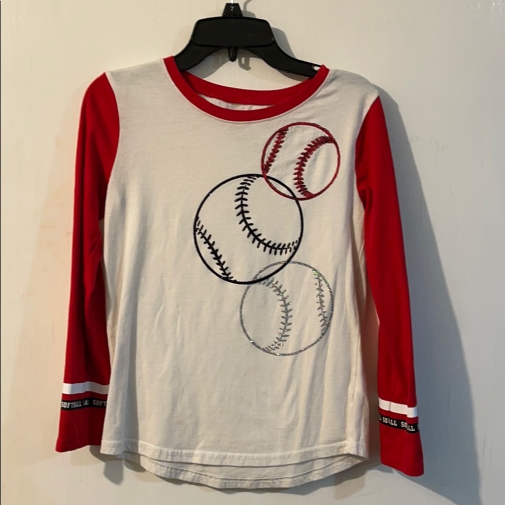 Justice softball shirt.